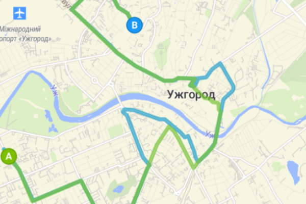 18 автобус Ужгород маршрут