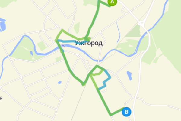 9 автобус Ужгород маршрут